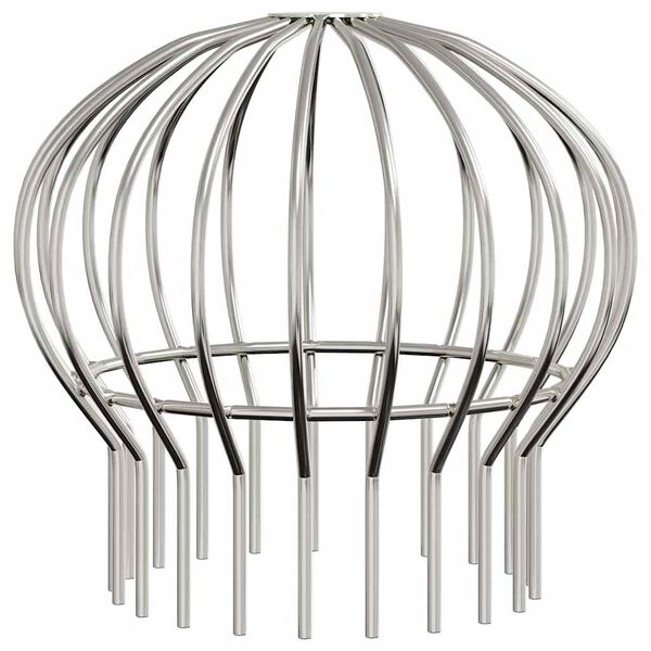 vidaXL Protetor de Folhas para Calha 8 pcs Prateado 160 mm