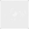 vidaXL Lona transparente com ilh&oacute;s 2x2 m PVC