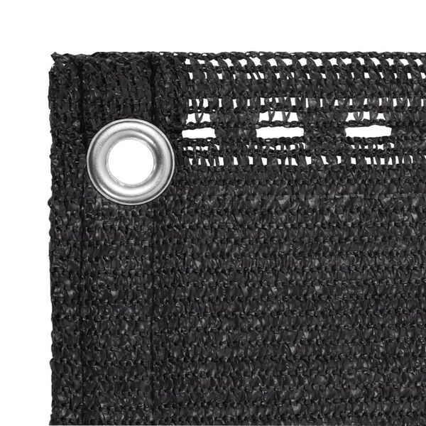 vidaXL Tela de varanda 120x300 cm PEAD antracite