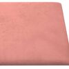 vidaXL Cabeceira de Parede 12 pcs Rosa 30 x 30 cm Veludo