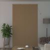 vidaXL Cortina Veneziana Marrom Claro com Padr&atilde;o 213 x 130 cm PVC