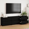 vidaXL Unidades de TV 2 pcs Carvalho Preto 180 x 34 x 50 cm
