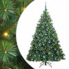 vidaXL &Aacute;rvore de Natal Artificial com 300 LEDs Verde 180 cm PE e PVC
