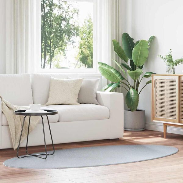 vidaXL Tapete HUARTE Cinzeto 100 x 200 cm 100% Poli&eacute;ster