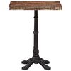 vidaXL Mesa de bistr&ocirc; 60x60x76 cm madeira recuperada maci&ccedil;a