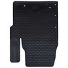vidaXL Tapete de carro 3 pcs Preto Compat&iacute;vel com TRANSIT CUSTOM 2023-