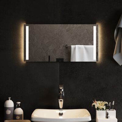 vidaXL Espelho de casa de banho com luzes LED 60x30 cm