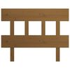 vidaXL Cabeceira de cama 103,5x3x81 cm pinho maci&ccedil;o castanho mel