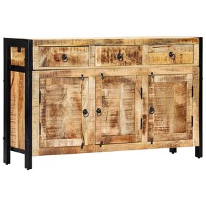 vidaXL Aparador 120x35x76 cm madeira de mangueira maci&ccedil;a