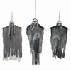 vidaXL Fantasma de Halloween Pendente 3 unid. Preto 66 x 110 cm