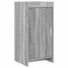 vidaXL Buffet Sonoma cinzento 40 x 36 x 80 cm Derivados de Madeira