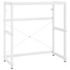 vidaXL Estrutura p/ lavat&oacute;rio casa de banho ferro 79x38x83 cm branco