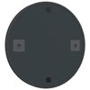 vidaXL Espelho de parede 50 cm preto