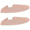 vidaXL Prateleira Flutuante de Canto Suporte de canto 2 unid. Rosa