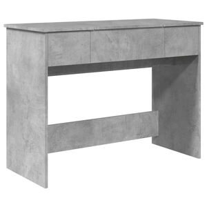 vidaXL Toucador com espelho 100x45x76 cm cinzento cimento