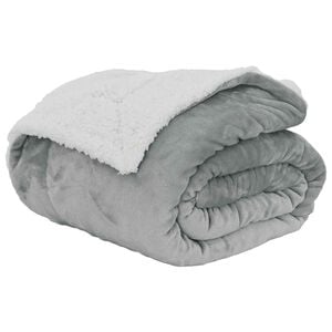vidaXL Manta Cinzento 240 x 270 cm 3.17 kg L&atilde;