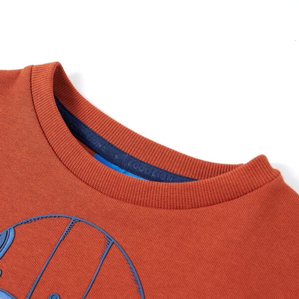 Sweatshirt para crian&ccedil;a cor ferrugem-claro 116