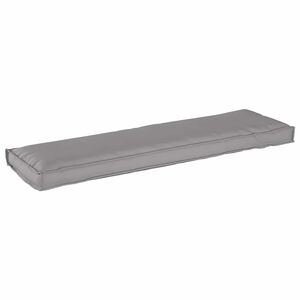 vidaXL Almofada Tecido Oxford Cinzento 140 x 40 x 8 cm