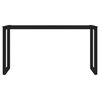vidaXL Pernas para mesa de jantar estrutura em O 140x60x72 cm
