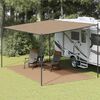 vidaXL Tapete de campismo para tenda 300x500 cm cinzento-acastanhado