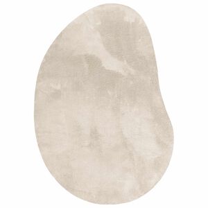 vidaXL Tapete HUARTE Bege 80 x 150 cm Poli&eacute;ster