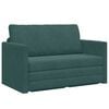 vidaXL Sof&aacute;-Cama Verde Escuro 124 x 71 x 78 cm Veludo