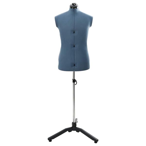 vidaXL Forma de Vestido Ajustável Feminina Azul 37.5-45.5 polegadas