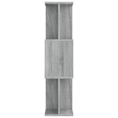 vidaXL Estante/divisória madeira processada 80x24x96 cm sonoma cinza