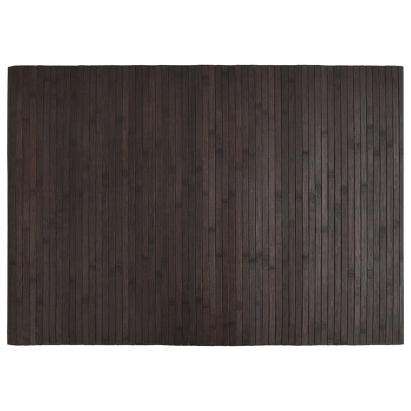 vidaXL Tapete retangular 70x100 cm bambu castanho-escuro