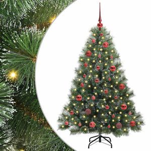 vidaXL &Aacute;rvore de Natal Artificial com 150 LEDs Verde 150 cm PE e PVC