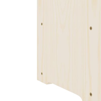 vidaXL Garrafeira 67,5x25x87 cm madeira de pinho maciça