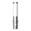 vidaXL Candeeiro de parede exterior c/ sensor movimento a&ccedil;o inoxid&aacute;vel