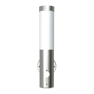vidaXL Candeeiro de parede exterior c/ sensor movimento a&ccedil;o inoxid&aacute;vel