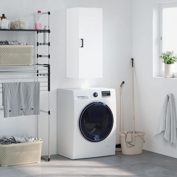 vidaXL Arm&aacute;rio de parede 34,5x34x90 cm branco