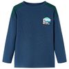Camisola de malha para crian&ccedil;a azul-marinho 128