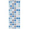 vidaXL Estore de rolo para o duche 80x240 cm c&iacute;rculos