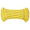 vidaXL Corda de barco 4 mm 25 m polipropileno amarelo