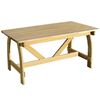 vidaXL Mesa de jardim 150x74x75 cm madeira de pinho impregnada