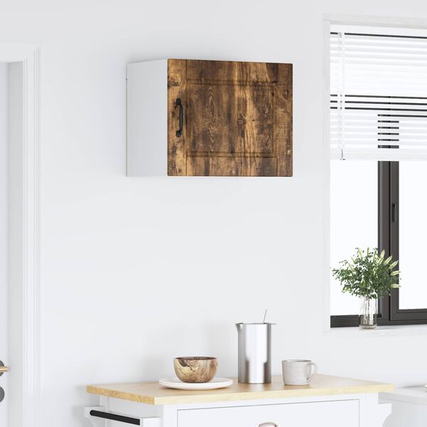 vidaXL Arm&aacute;rio de Cozinha com porta Carvalho Defumado 50 x 31 x 40 cm