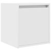 vidaXL Mesas de cabeceira de parede 2 pcs 38x34x40cm branco