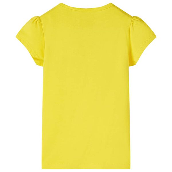 T-shirt de crian&ccedil;a amarelo 128