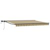 vidaXL Estrutura de Toldo Manual com LEDs 5 x 3 m
