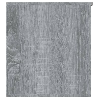 vidaXL Arca de arrumação 84x42x46 cm derivados madeira cinzento sonoma