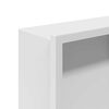 vidaXL Nichos de Chuveiro Branco 90 x 30 x 9,5 cm A&ccedil;o inoxid&aacute;vel