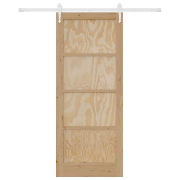 vidaXL Porta Deslizante ORKDAL Castanho 86 x 211 cm