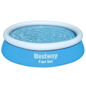Bestway Fast Set Piscina insufl&aacute;vel redonda 183x51 cm azul