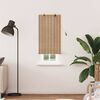 vidaXL Estores de rolo com cortinas Manual Natura 60 x 220 cm Bambu