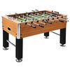 vidaXL Matraquilhos a&ccedil;o 60 kg 140x74,5x87,5 cm castanho-claro e preto