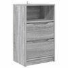 vidaXL Mesa-de-cabeceira com gaveta Cinza Sonoma 40 x 30 x 467 cm
