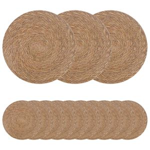 vidaXL Sousplat de Erva Marinha 50 unid. Natural 100% Erva marinha